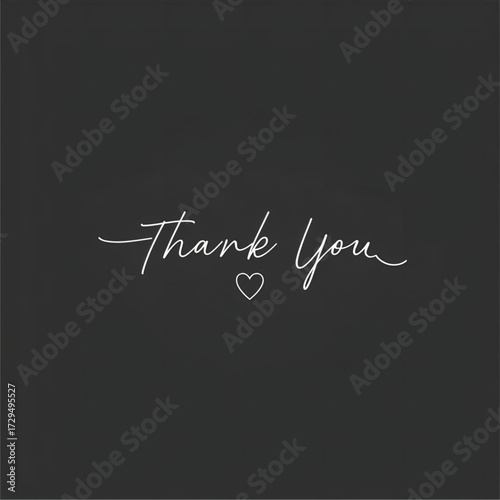 Font Thank You 