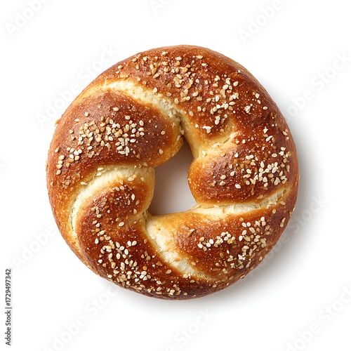 bagel with poppy seeds