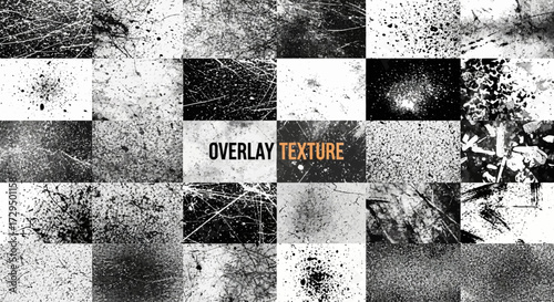 Collection of Grungy and Distressed Grunge Textures for Creative Projects Offering Diverse Overlay Options for Artistic Enhancement and Visual Appeal