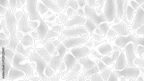 White minimal abstract topographic contour background, best for luxury branding, invitation templates, brochure design, clean website UI and high-end poster artwork