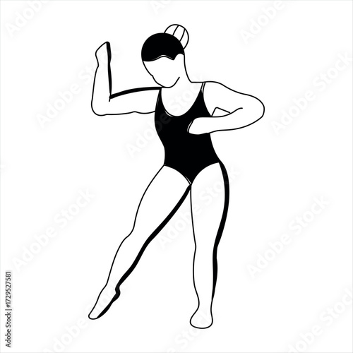 Girl Bowing 