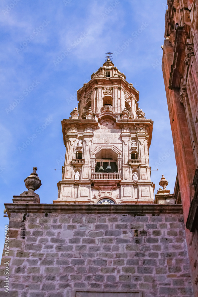 Obraz premium Catedral de la Ciudad de Morelia, Michoacán, México.
