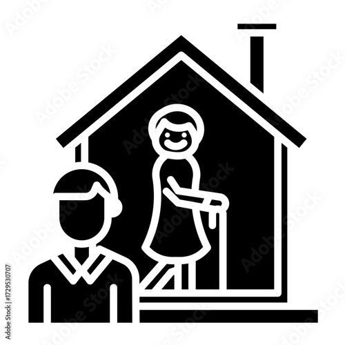 Assisted Living Vector Icon