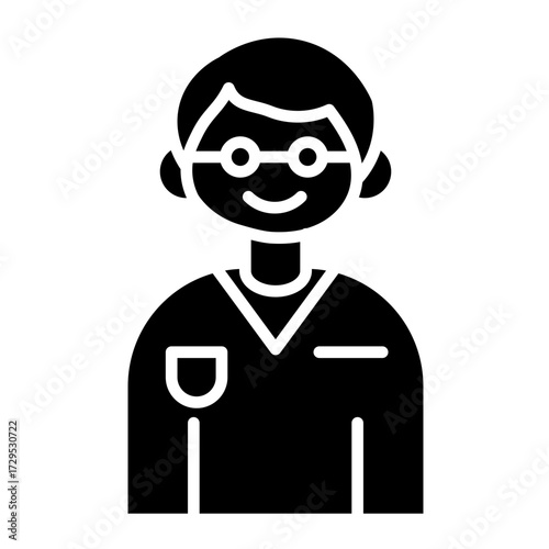 Old Man Vector Icon