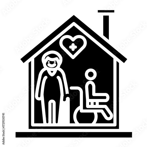 Assisted Living Vector Icon