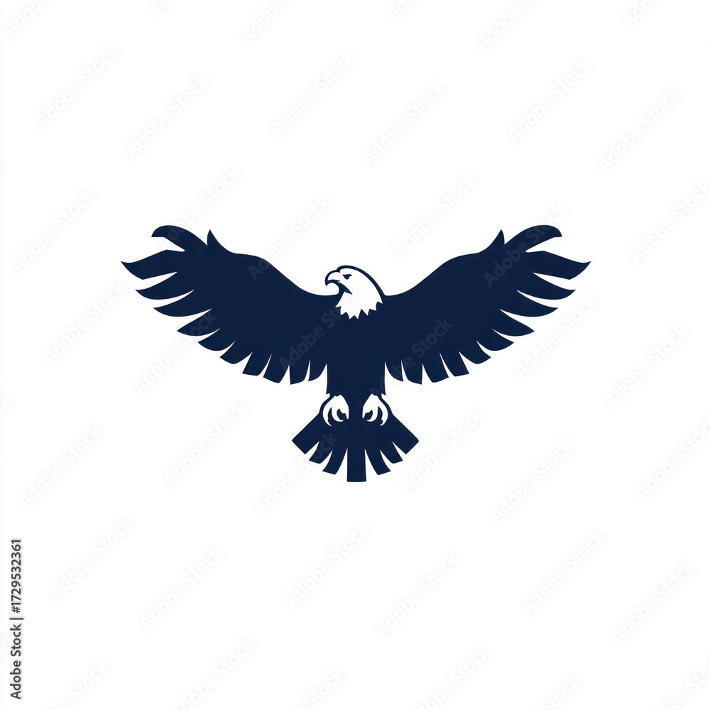 Obraz premium Majestic eagle silhouette