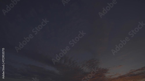 Timelapse of sky with clouds