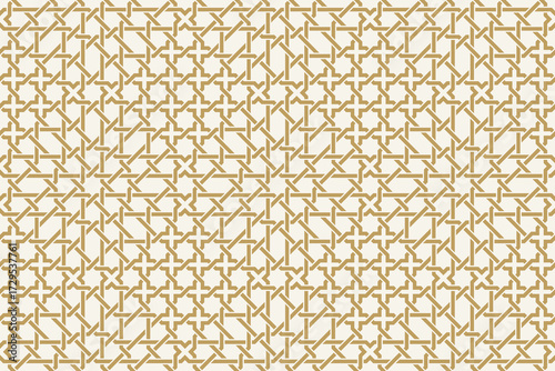 Seamless geometric pattern in authentic arabian style.