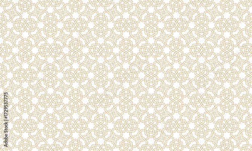 Seamless geometric pattern in authentic arabian style.