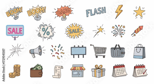 Sales and Marketing Icons Set