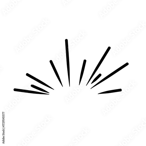 Comic cartoon boom speed effect, explosive motion line. Comic explosion, explosive smoke, cartoon vector icon speed line. Sketch action effect sketch sketch sketch sketch sketch hand drawn. Vector ill