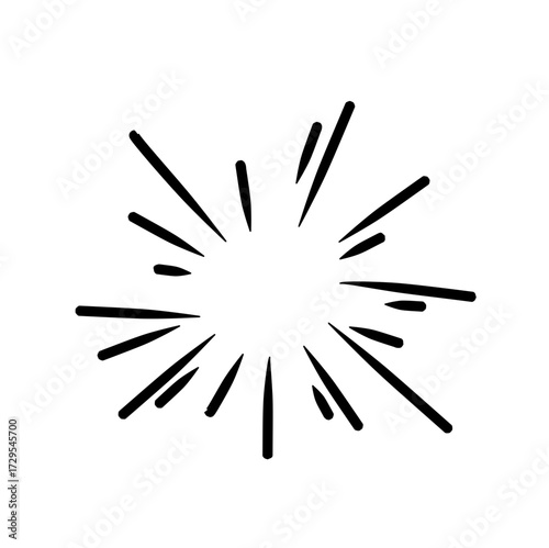 Comic cartoon boom speed effect, explosive motion line. Comic explosion, explosive smoke, cartoon vector icon speed line. Sketch action effect sketch sketch sketch sketch sketch hand drawn. Vector ill