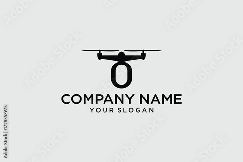 Vector drone icon black white design. Vector drone icon symbol design drone icon or logo.