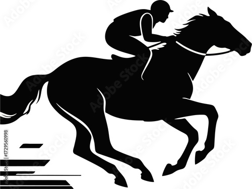 horse racing athletes are competing