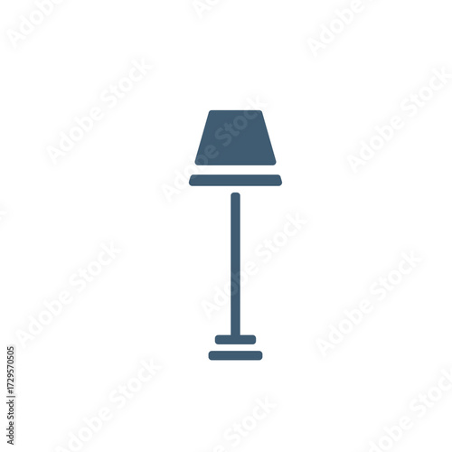 modern lamp isolated on white background
