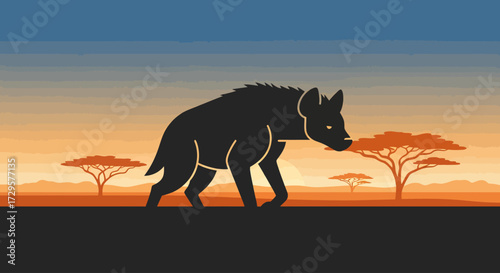 silhouette of a horse
