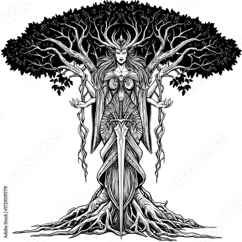 Mother Nature Vector