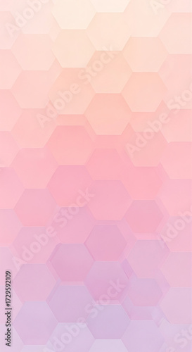Soft Pastel Hexagonal Gradient Background