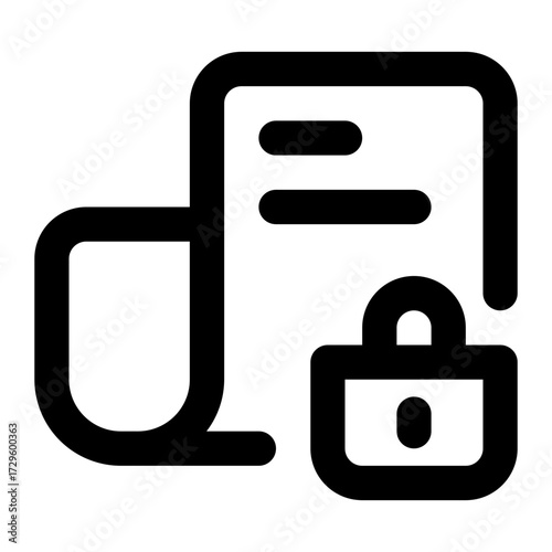 Document Lock Icon
