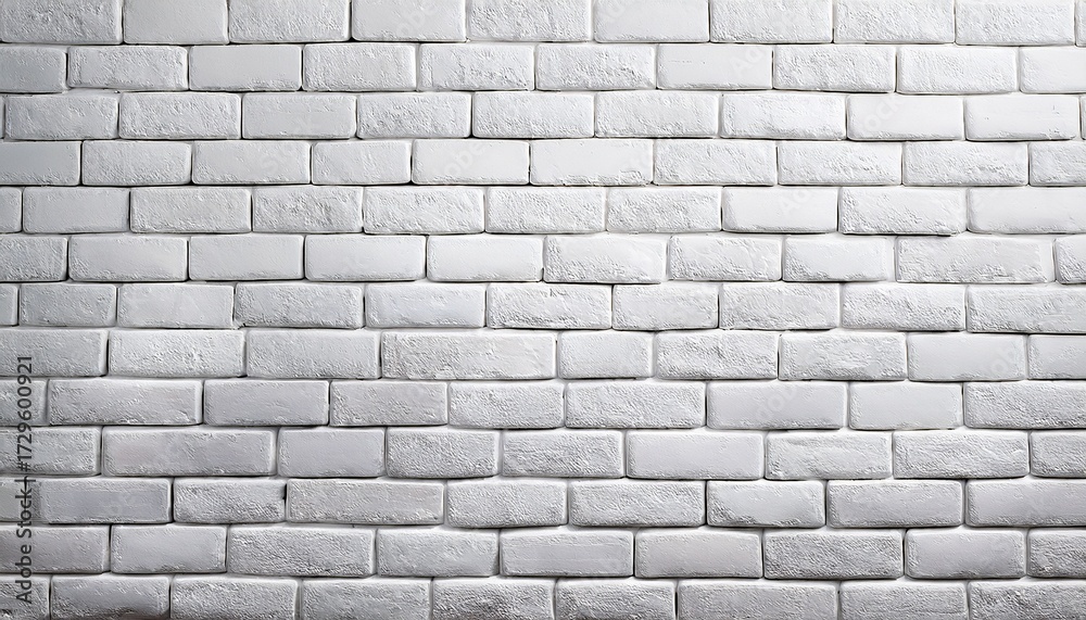 Fototapeta premium White Brick Wall Texture Background Wallpaper