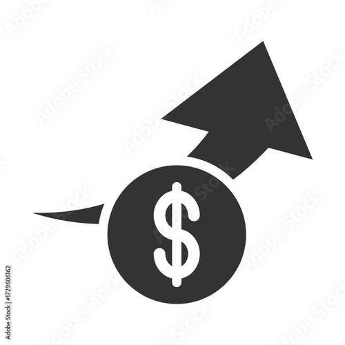 Sales Icon Glyph Style. Vector Illustration Design