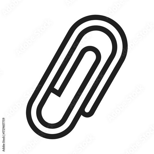 Stay Organized with this Simple Paperclip Icon for Effortless Document Management and Seamless Workflow Integration in Your Projects