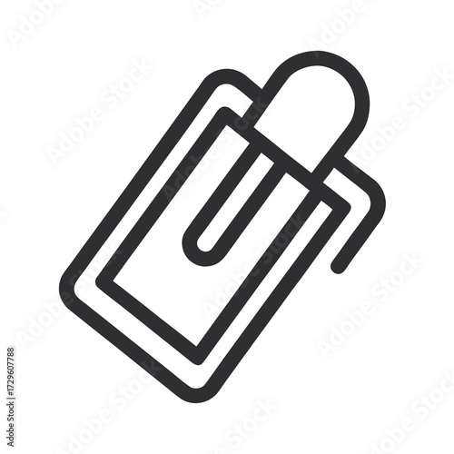 Modern minimalist pen icon, perfect for clean design, sleek stationery, or simple writing concepts, originally a scalable vector graphic for versatile use