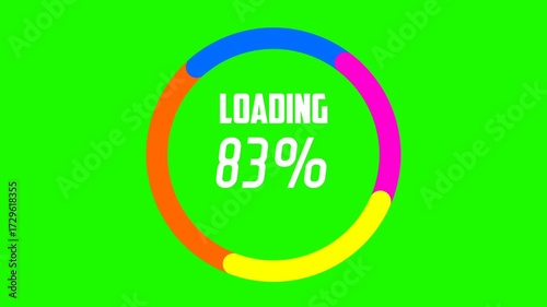data loader animation. progress loading bar ui ind
