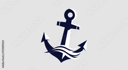 Nautical Anchor Symbol Maritime Ocean Sea.