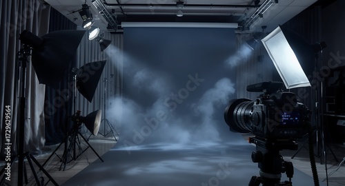 Interior Studio Set Up with Equipment