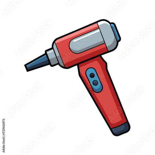 otoscope on white background