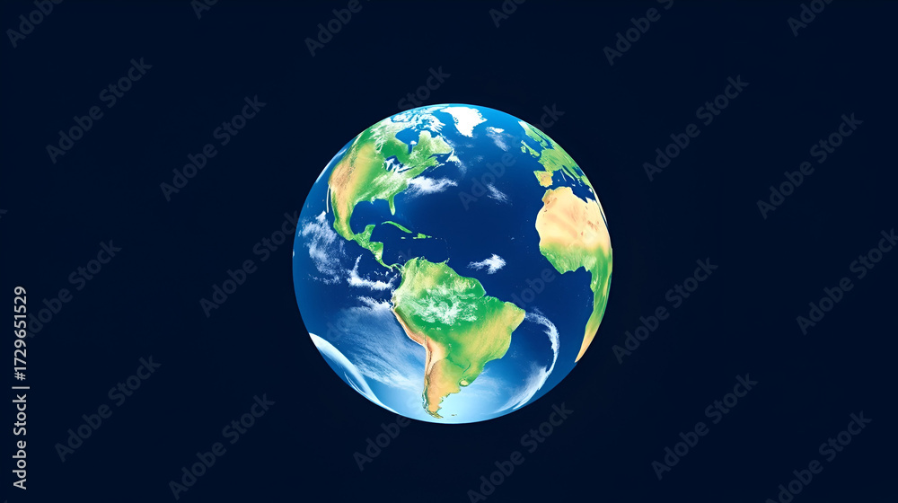Fototapeta premium Earth Planet International Relations vector blue icon or logo element