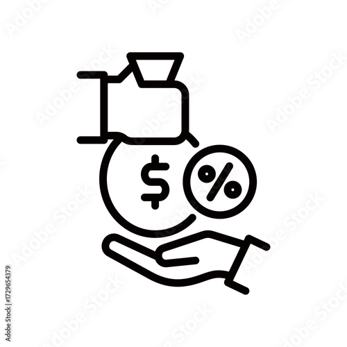 Loan line icon