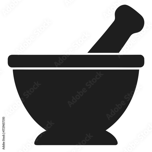 Mixing Bowl and Whisk Silhouette Vector Illustration for Creative Designs