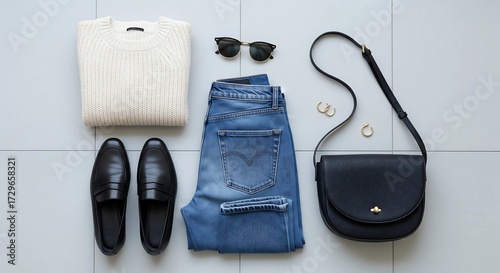 Flat Lay Fashion Essentials – Chic Everyday Outfit Inspiration