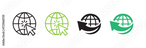 Planet Earth Search Vector Design