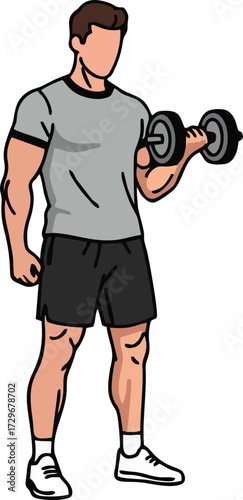 body builder. sporty men. men on sport. gym. fitnes. diet. strong men with burble. on fire men. healthy activity. flat illustration