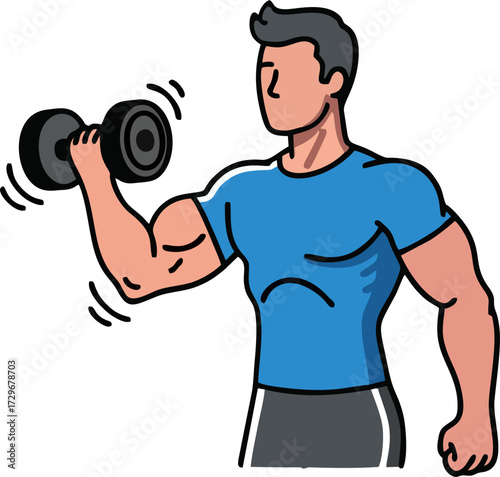body builder. sporty men. men on sport. gym. fitnes. diet. strong men with burble. on fire men. healthy activity. flat illustration