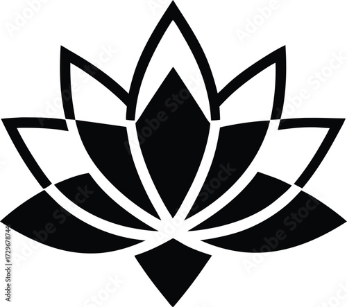 Stock websites often categorize this as a fleur de lis symbol or vector icon paired with a spider web tattoo design element in black silhouette art
