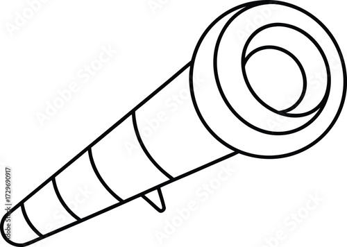 A simple pencil and eraser drawing illustration, a common office tool and equipment symbol
