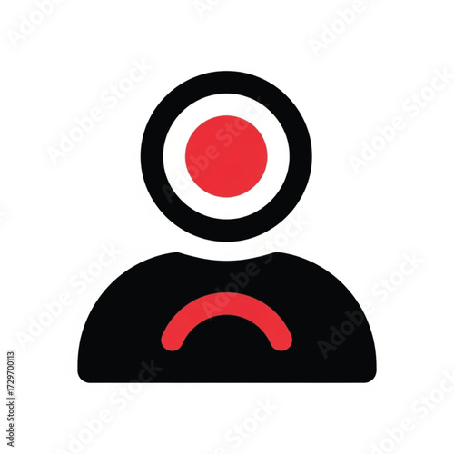 Webcam Off Icon for Muted Video Call User Status