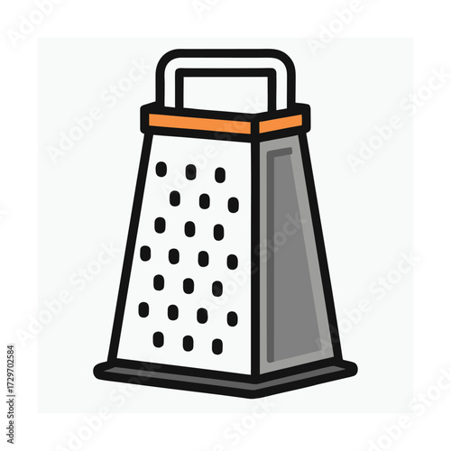 isolated grater on white background