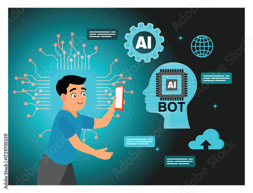 The concept of machine learning and robots helps in education.