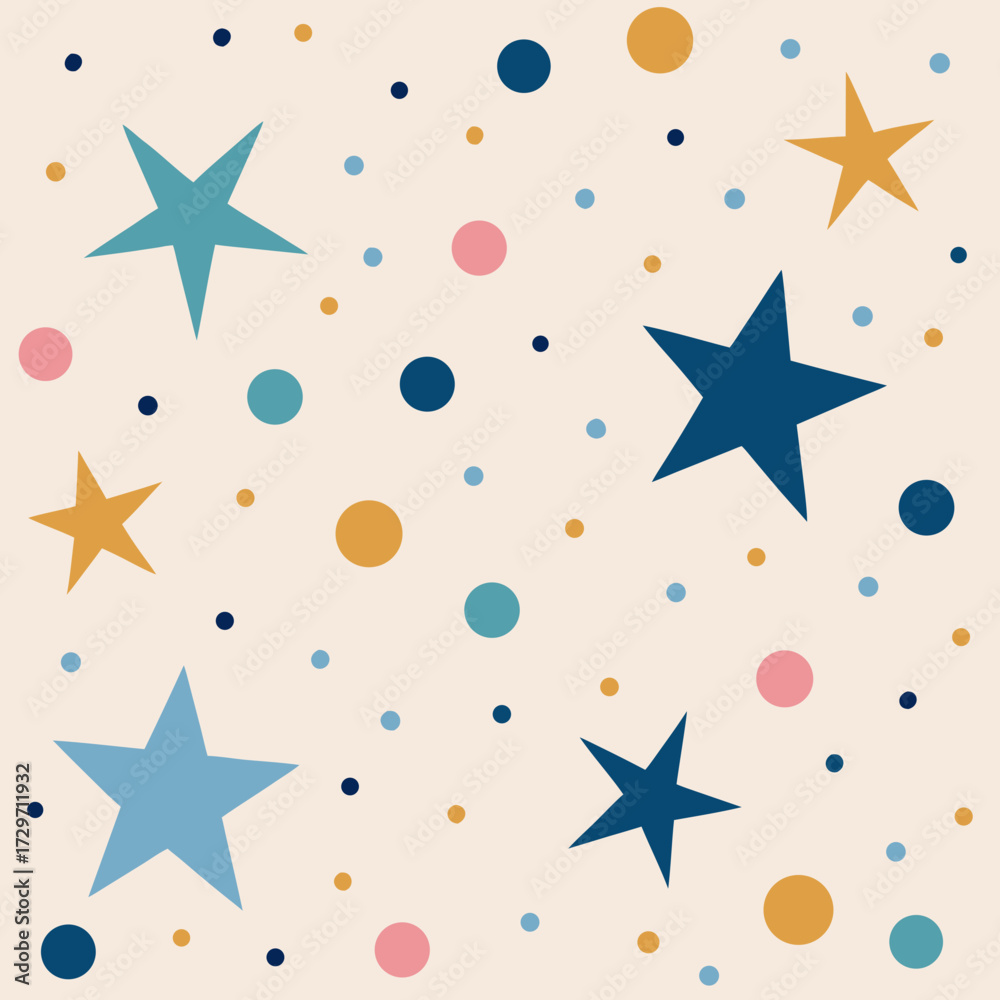Obraz premium seamless pattern with stars