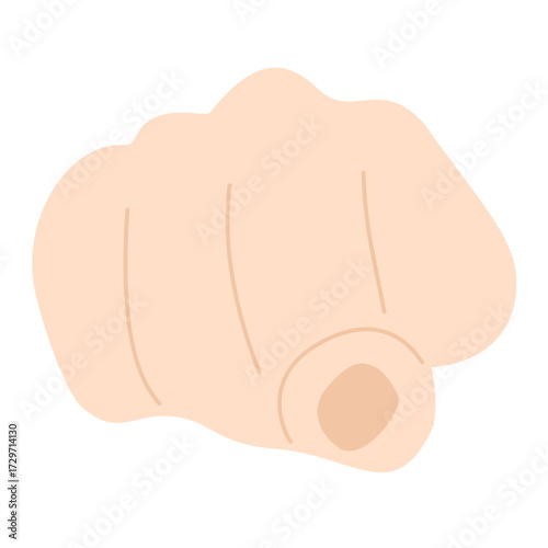 Cartoon Hand Pointing Finger
Illustration