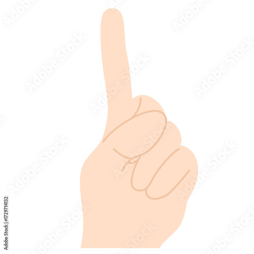 Index Finger Pointing Up
Illustration