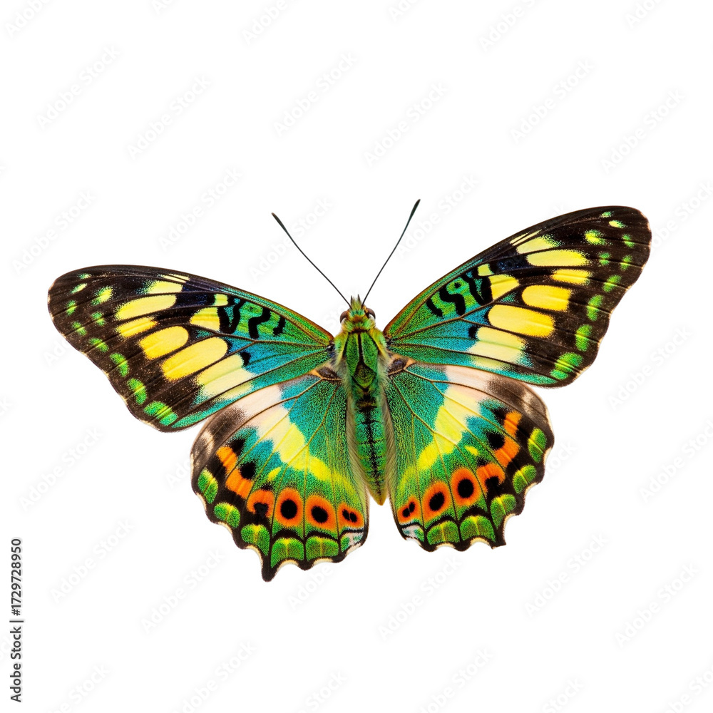 Obraz premium butterfly on white background
