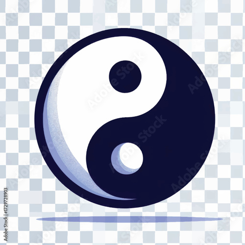 Yin Yang Symbol representing balance and harmony in life.