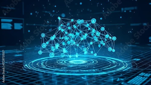 Wallpaper Mural Technology Network Mapping in Digital Environment Torontodigital.ca