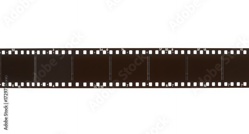 Film Strip Isolated on White Background